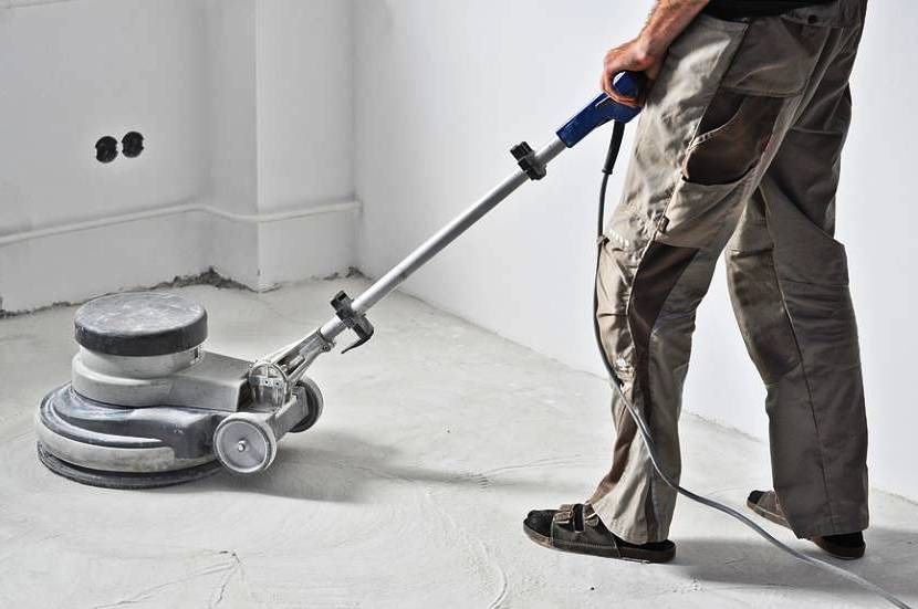 Шлифование бетонного пола
