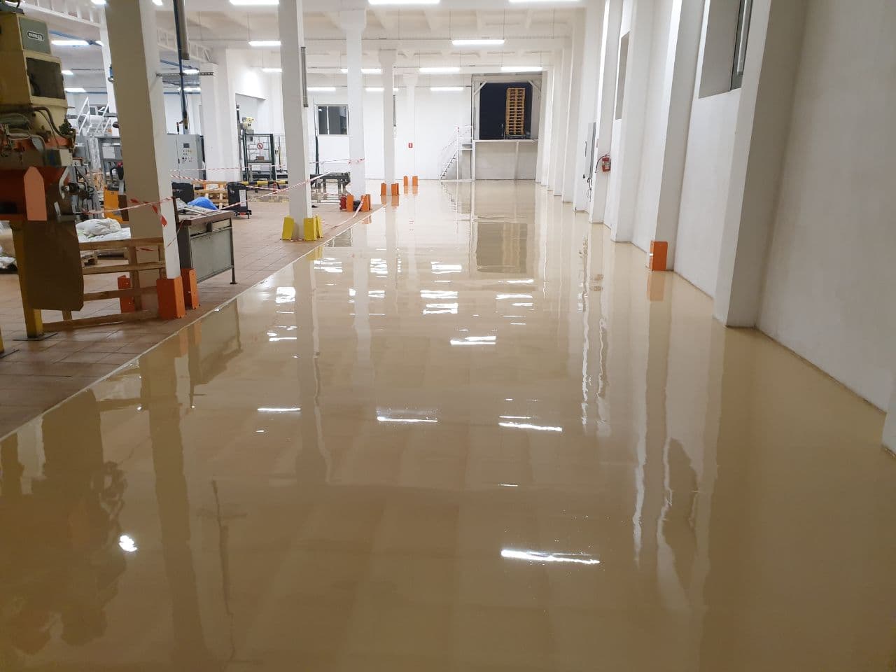 Эпоксидные полы для производств 