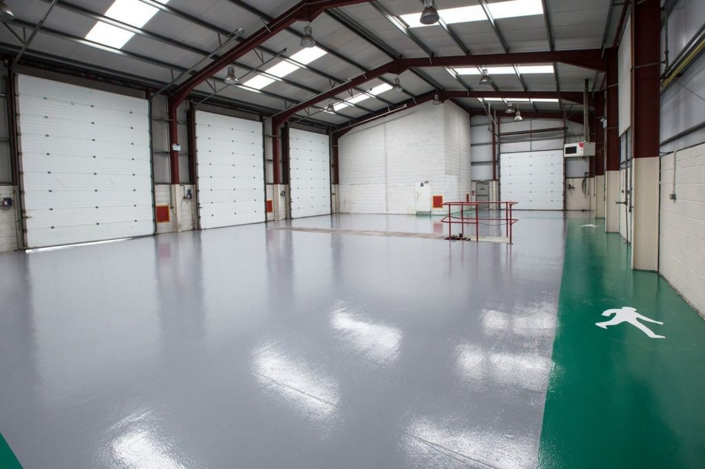 Окрасочные полы для цехов 